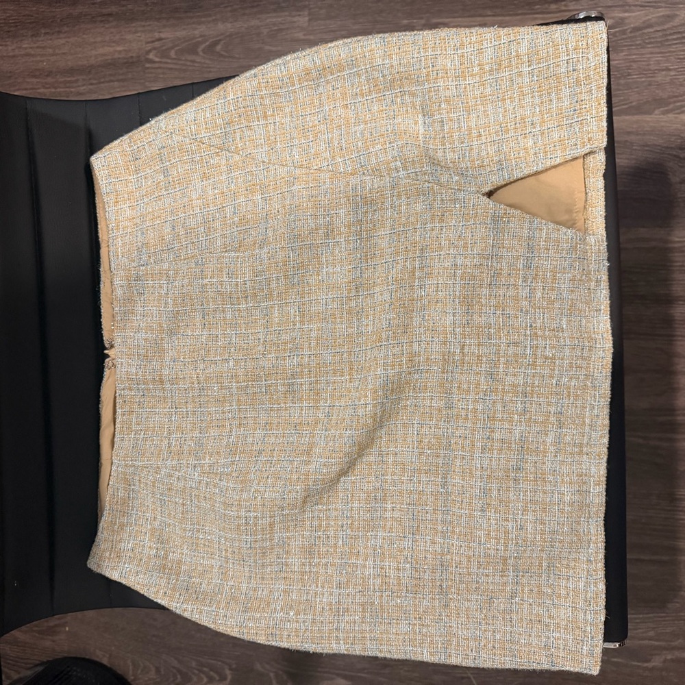 Lulu's Tan Pencil Skirt